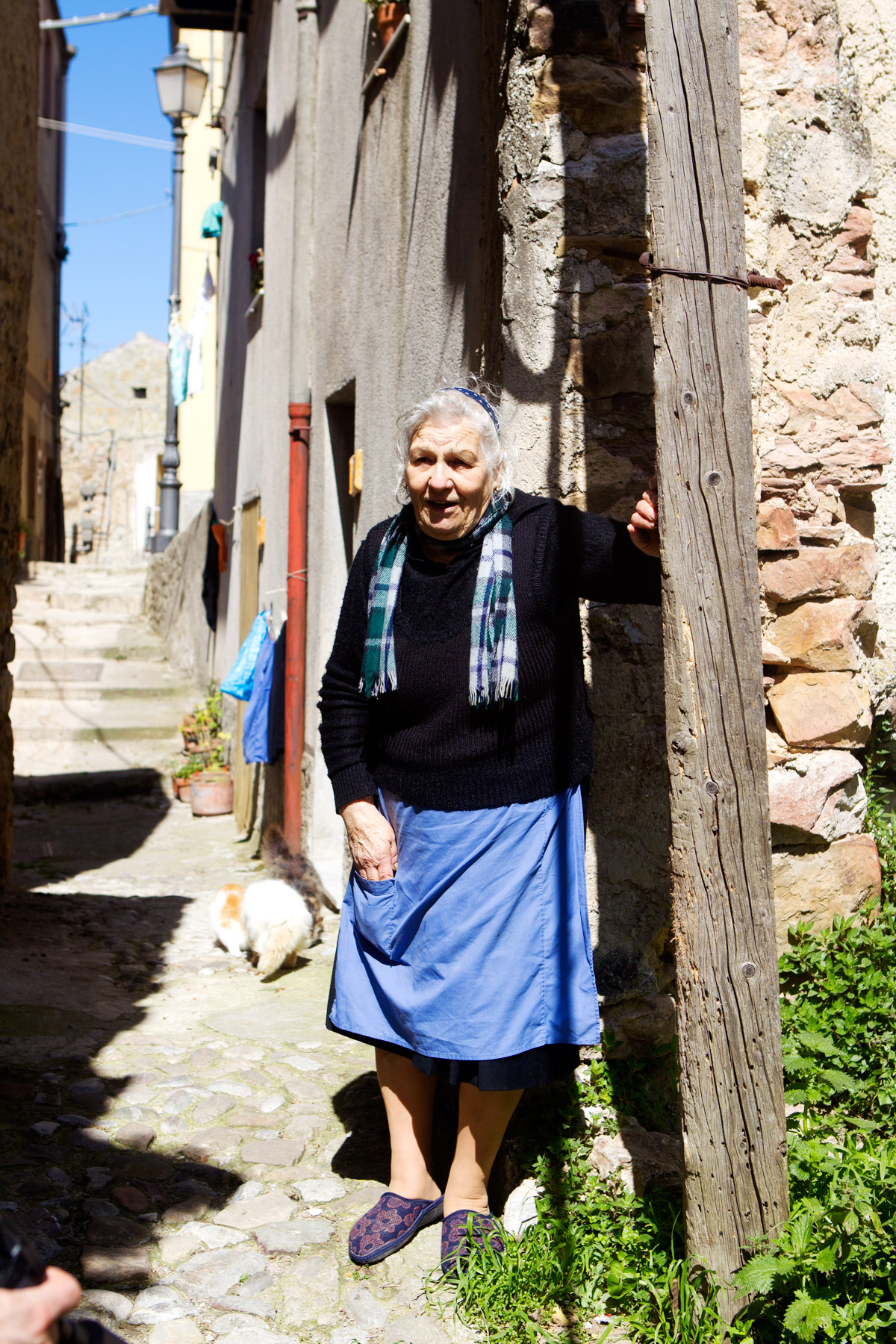 Old Woman in Mountain Village, Sicily