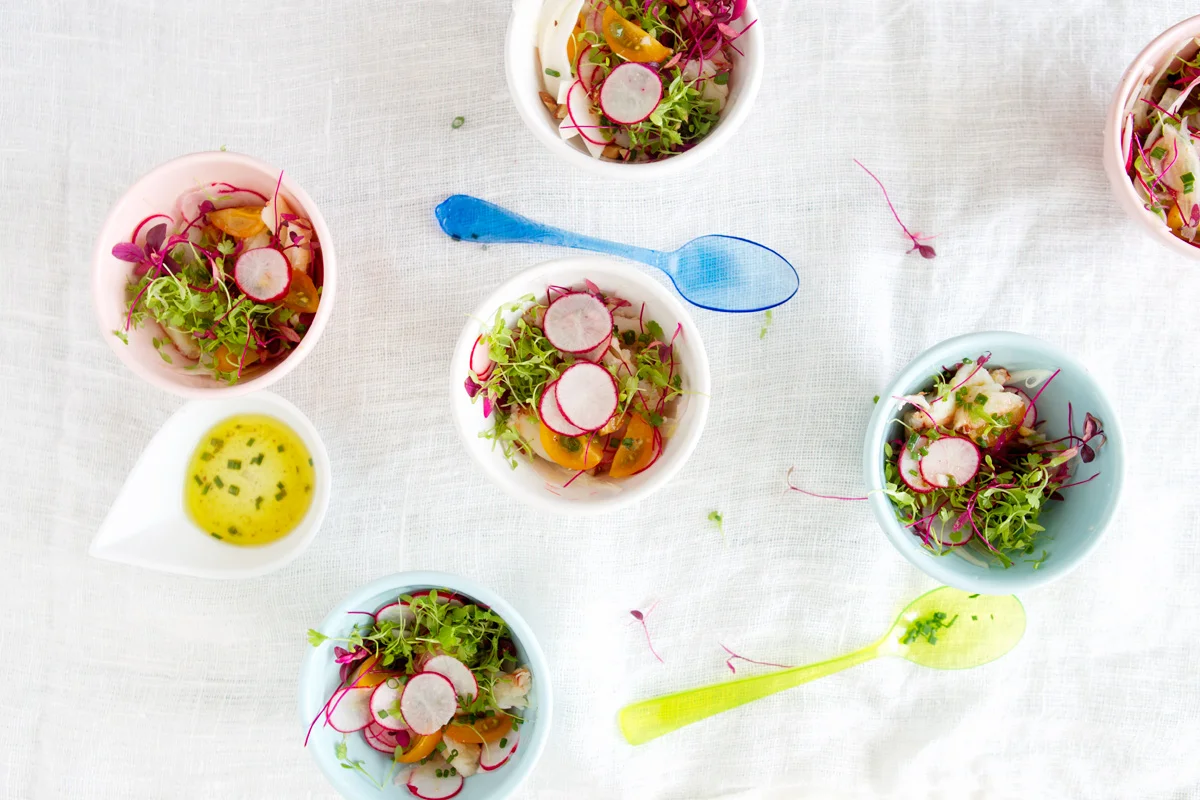 Radish and Crab Salad