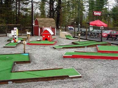 Our favorite local mini golf course at the Mt. Severance Store 