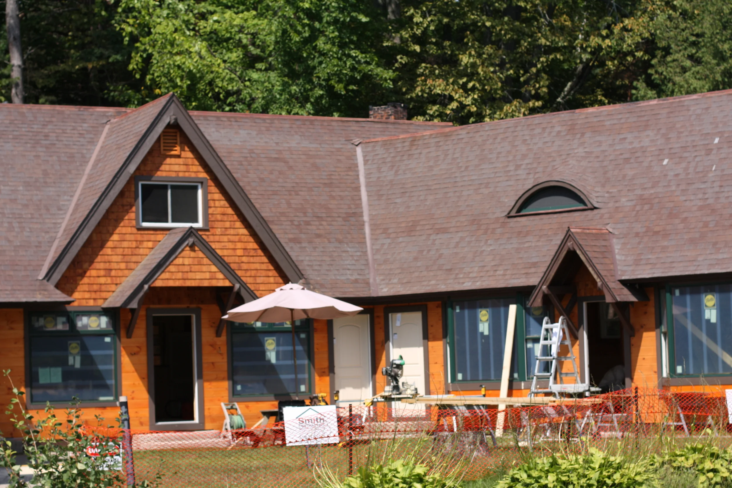 Adirondack Inn Schroon Lake under renovation. Summer 2014