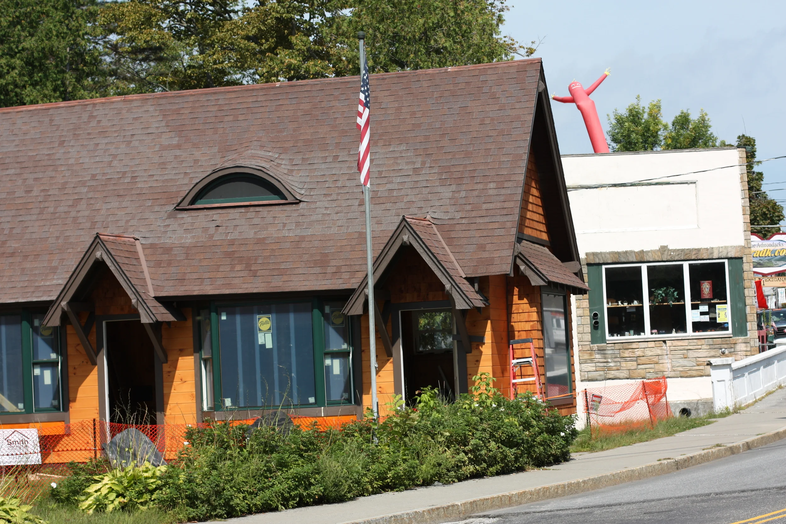 Adirondack Inn Schroon Lake under renovation. Summer 2014