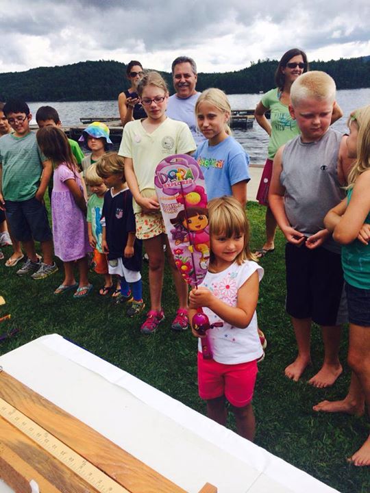 One of last year's lucky winners! Photo Courtesy: Deb DeCesare. 2014.