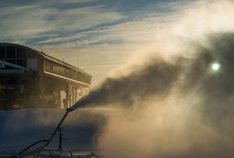 Snow Making at Gore Mountain. Photo courtesy of Gore Mopuntain