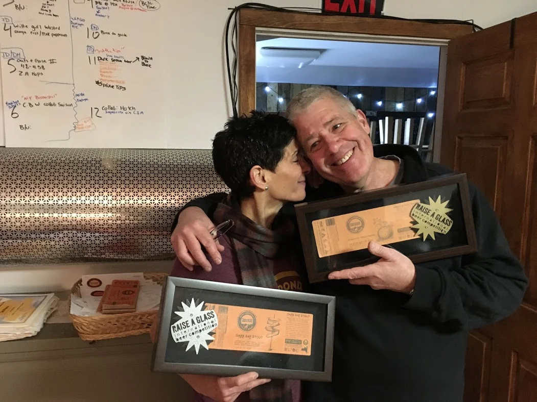 Paradox brewery Founders Joan and Paul Mrocka