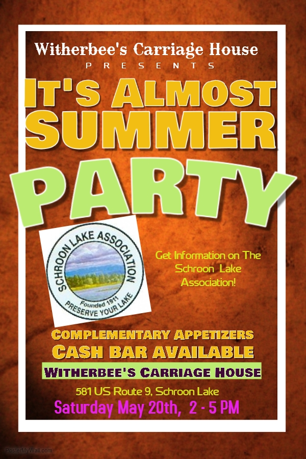 WELCOME SPRING 2017 FROM THE SCHROON LAKE ASSOCIATION!