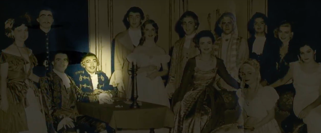 Futon Fryar, highlighted (fourth from left), in a Seagle Music Colony Production