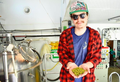 Dalton “Quattro’ Wilson debut beer was Peaches N’ Cream.