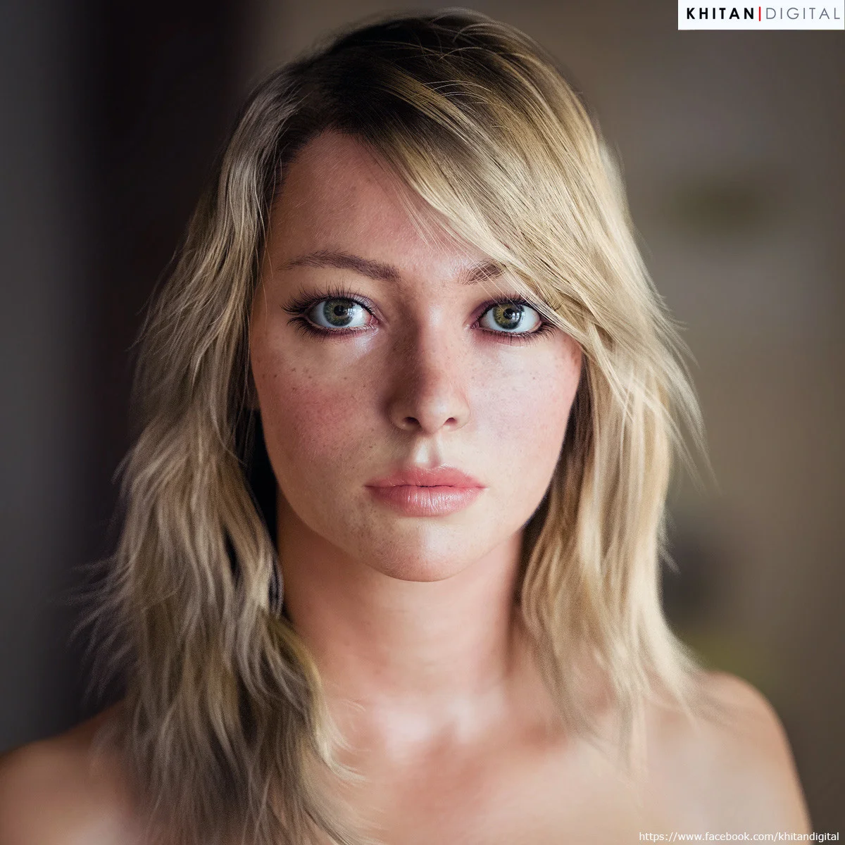 Portrait of a young woman / Khitan