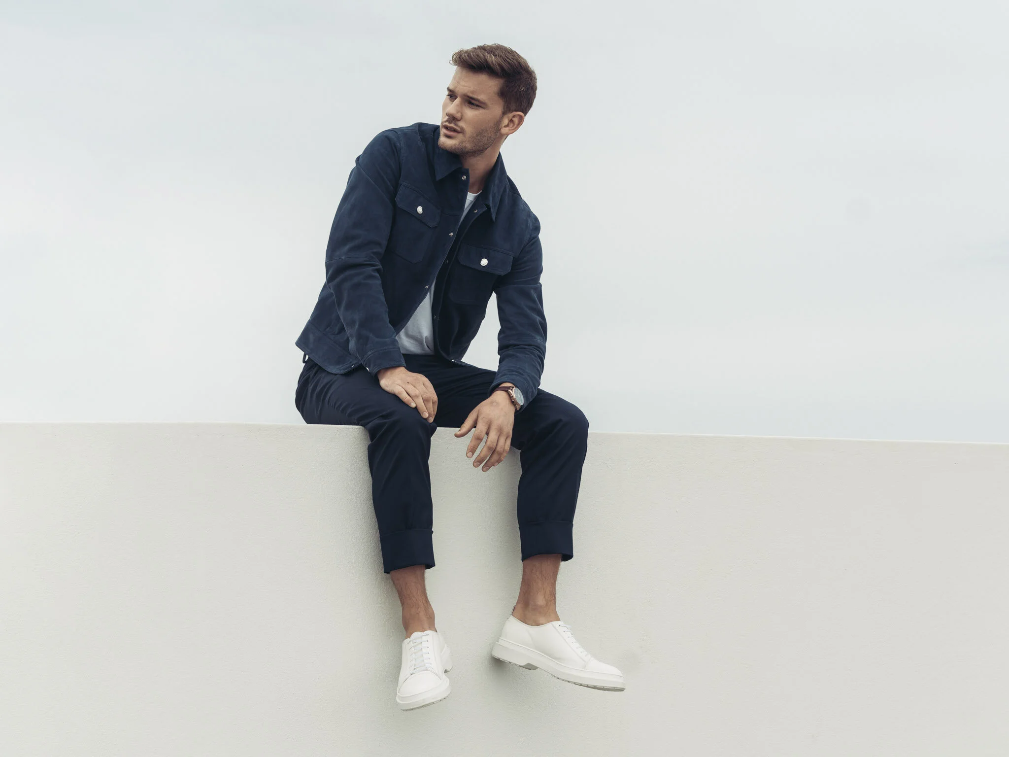  Campaign with actor Jeremy Irvine for Hugo Boss, shot on location in Cape Town, South Africa. 