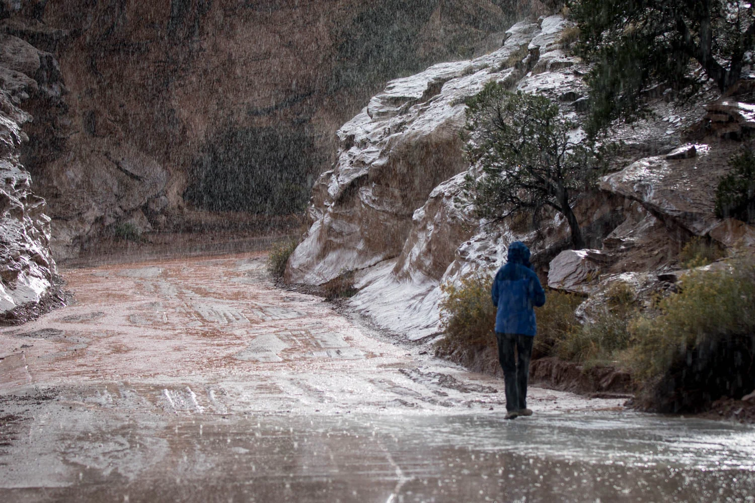 Kathy checks the runoff.jpg