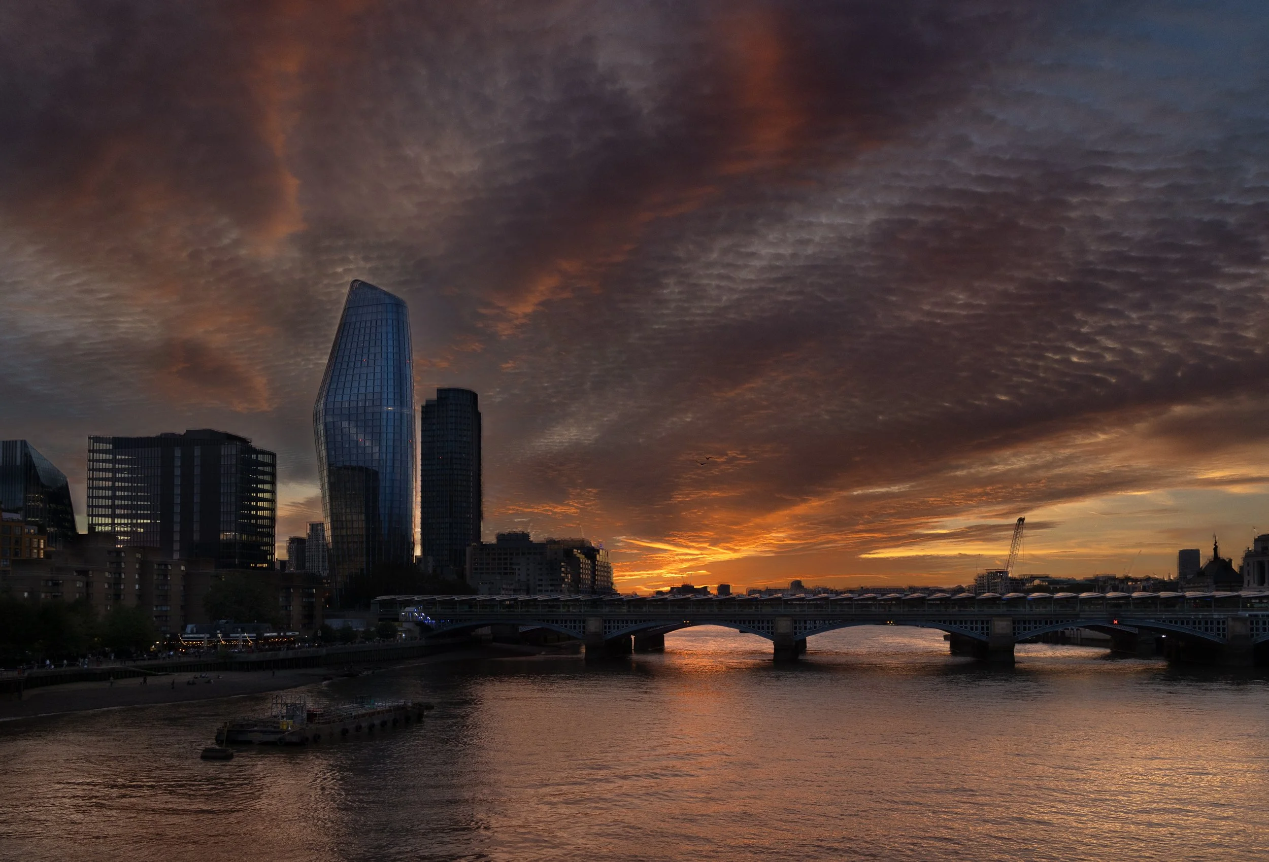 Sunset on the Thames