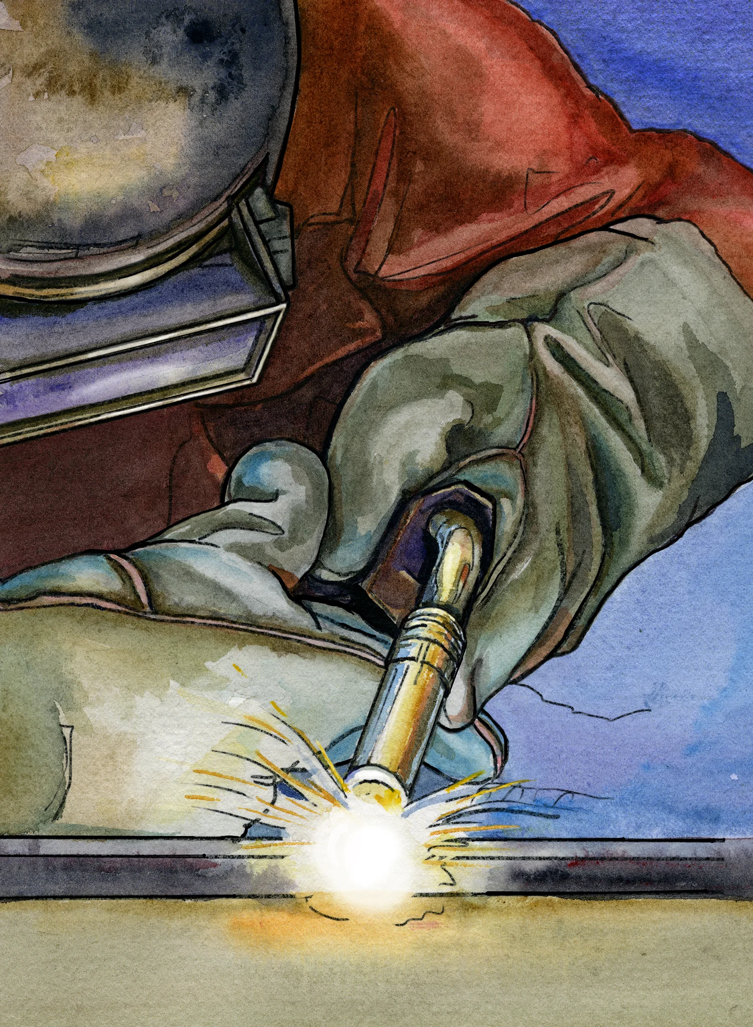 Hand series: welding