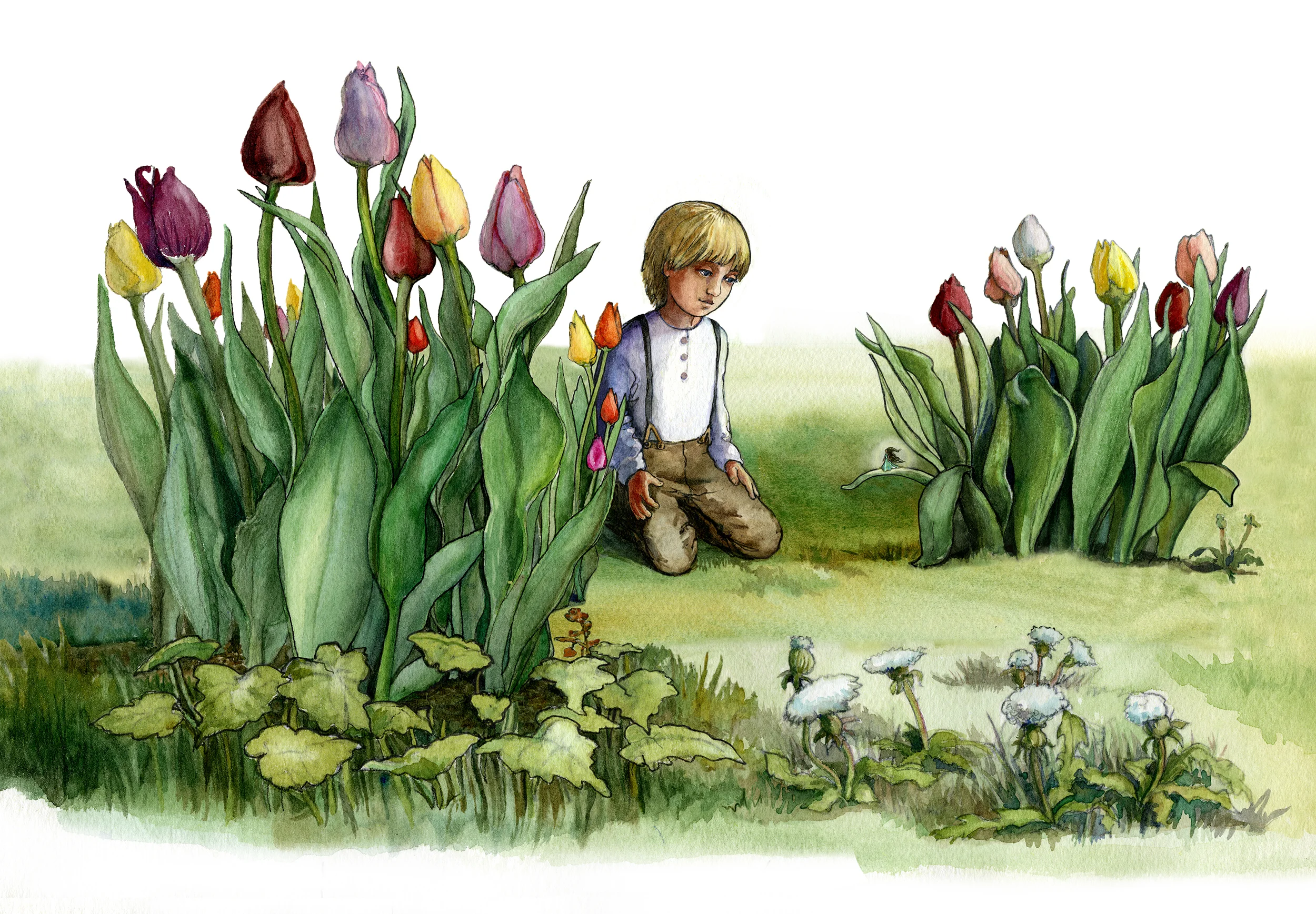 In the garden
