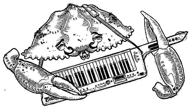 TERA MELOS: Crab Keytar (tee design)