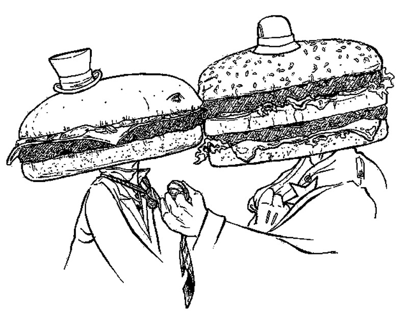 TERA MELOS: Burger Love (tee design)