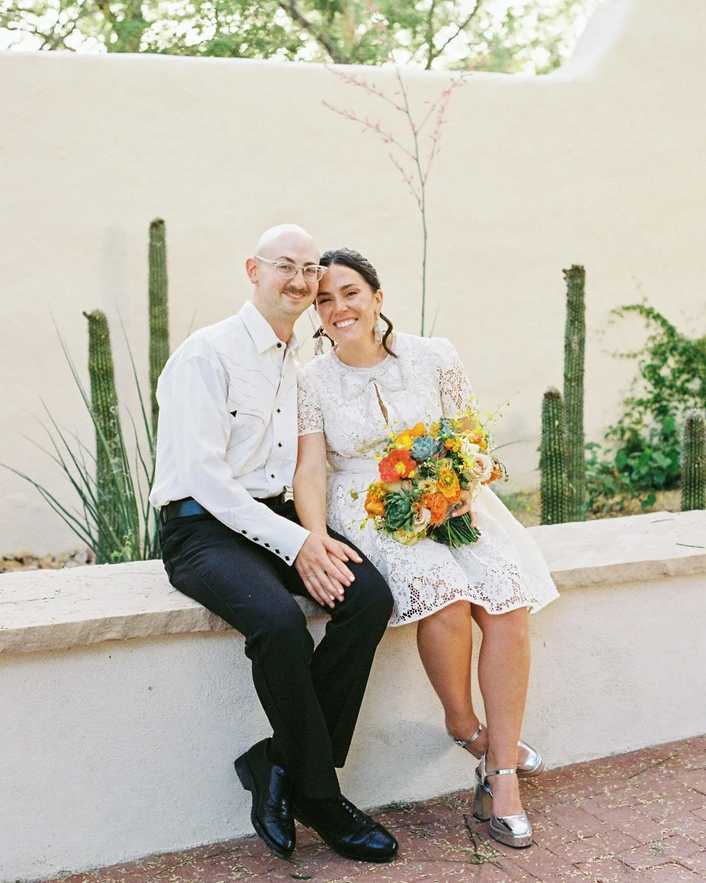 Arizona wedding season is wrapping up and it&rsquo;s time to go into major editing mode for the rest of the year. Throwing it back to this past Spring with Hannah &amp; Nick being their true and beautiful selves. Cool fact: they hand dyed the fabric 