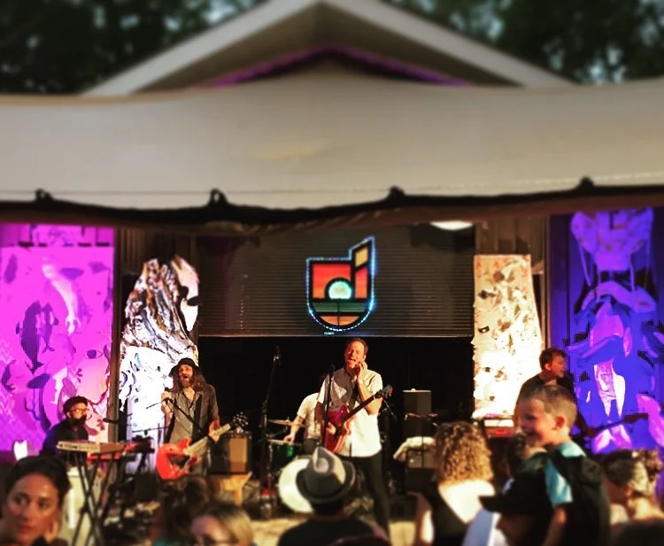Above: Art On Stage, Protect, at Sandbanks Music Festival 2018 with headliners, WINTERSLEEP. Photo by Suendrini 15 September 2018
