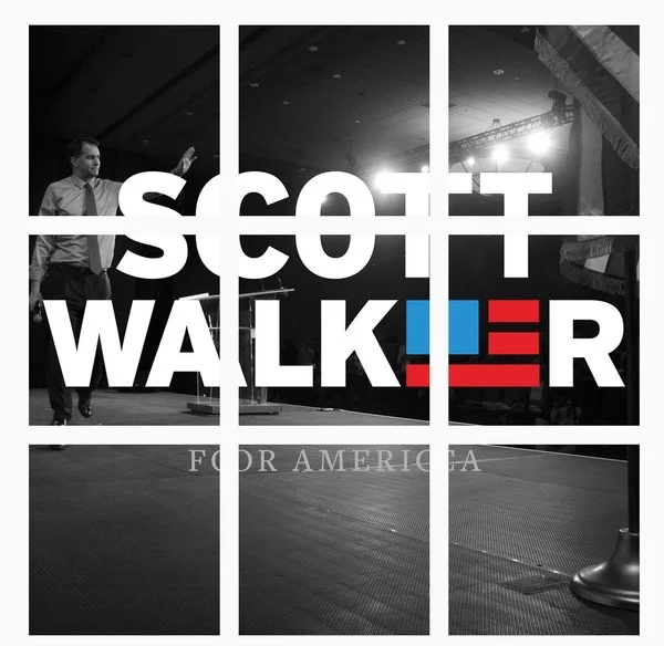 Scott Walker's clever Instagram logo reveal.