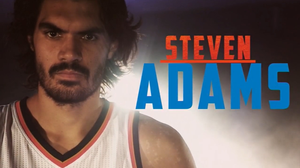 Steven Adams without a mustache will take some getting used to 