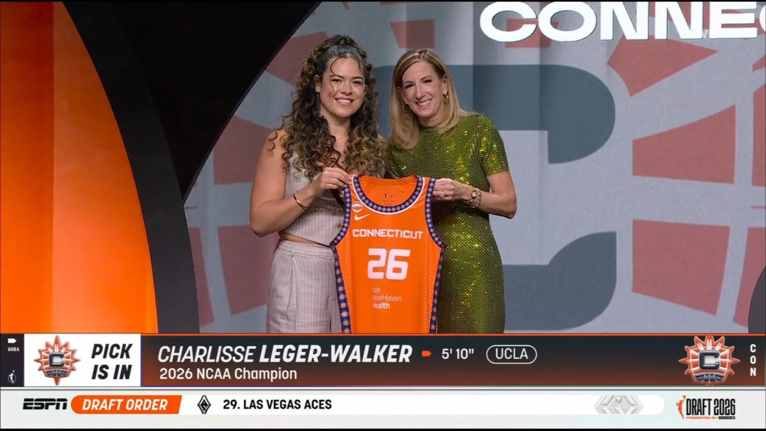 Charlisse Leger-Walker Has Fulfilled Her Destiny Of Being Drafted To The WNBA