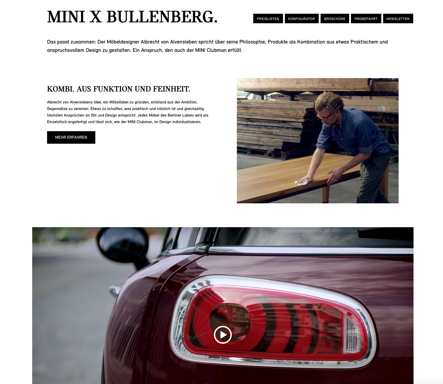 Mini x Bullenberg