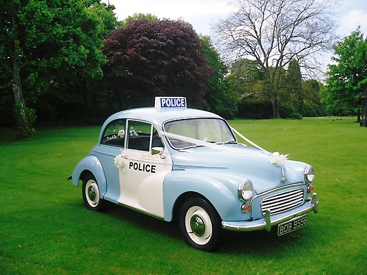 Police Wedding Car