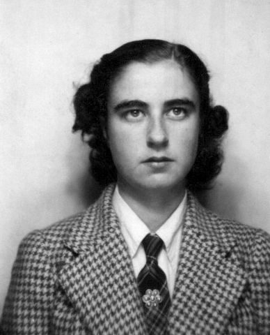 Geneviève Noufflard, from her wartime identity card. (Courtesy of Geneviève Noufflard)