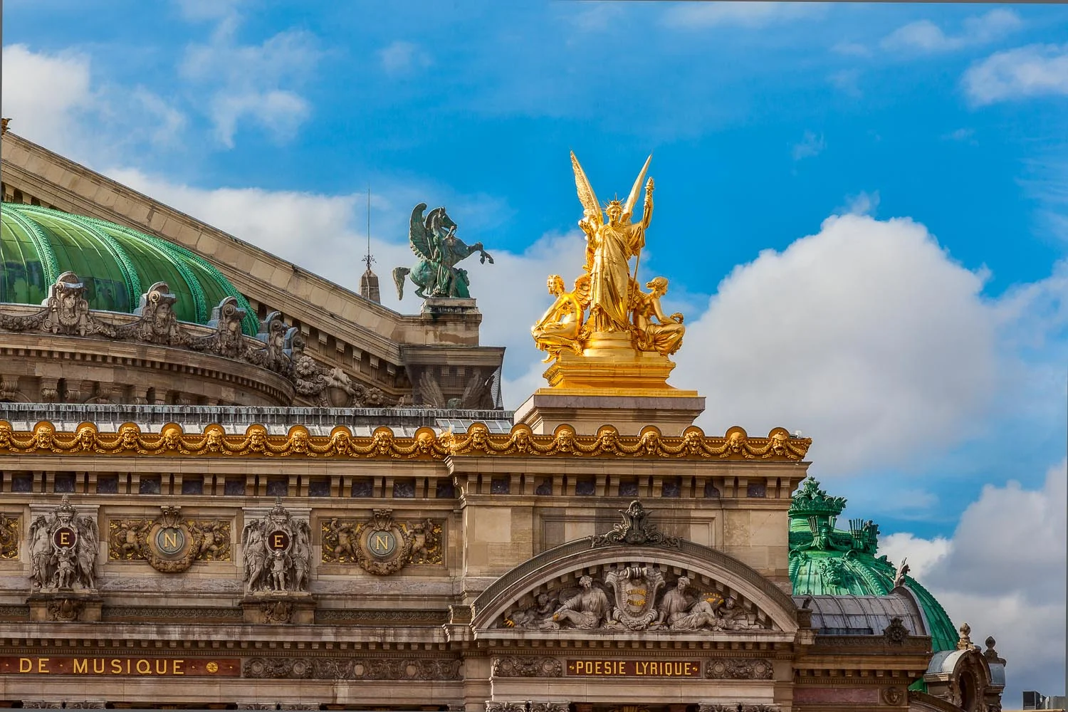Angel and Blue Sky, Académie de Poésie et de Musique in Paris, France