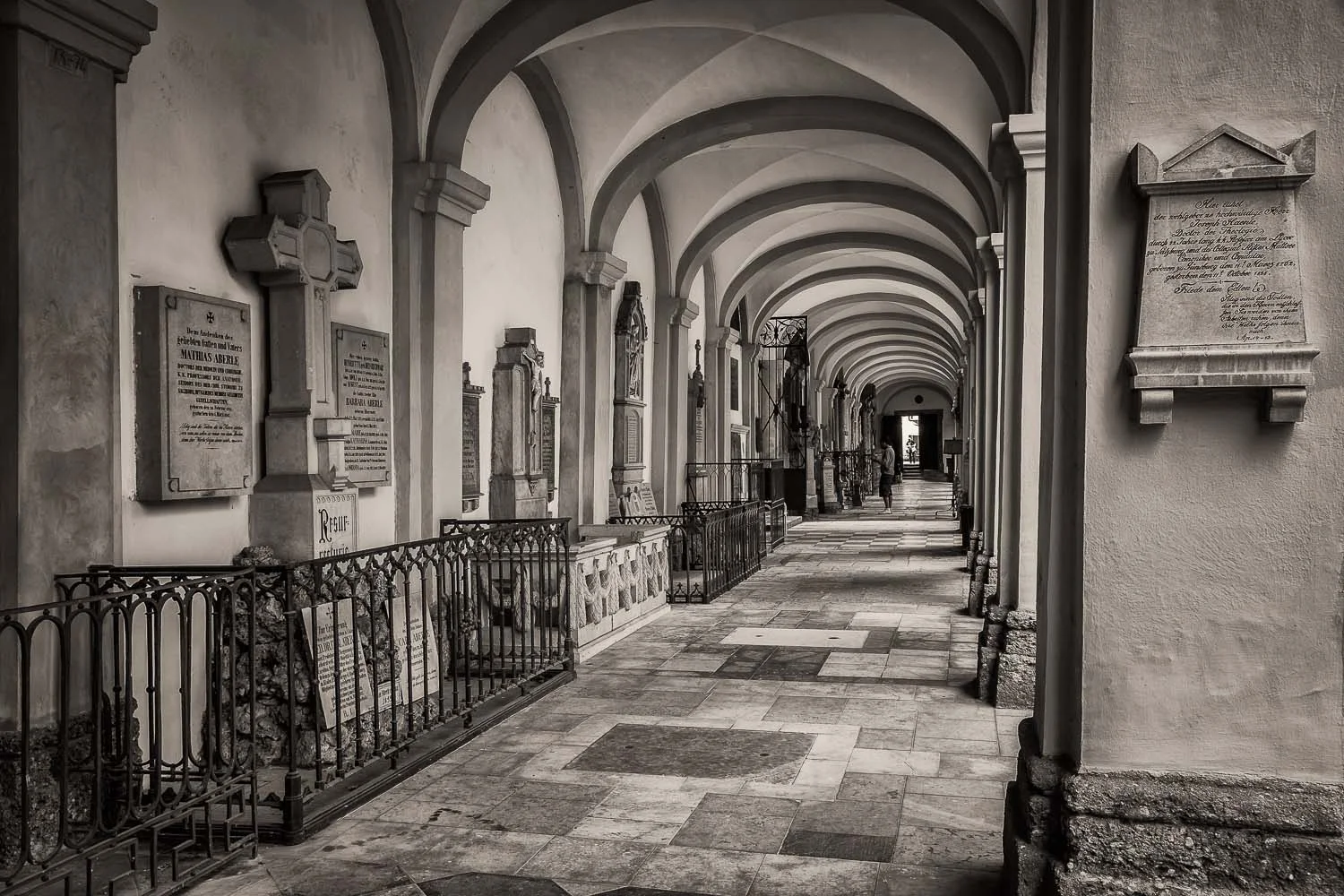 Corridor, St. Sebastian Cemetery, Salzburg
