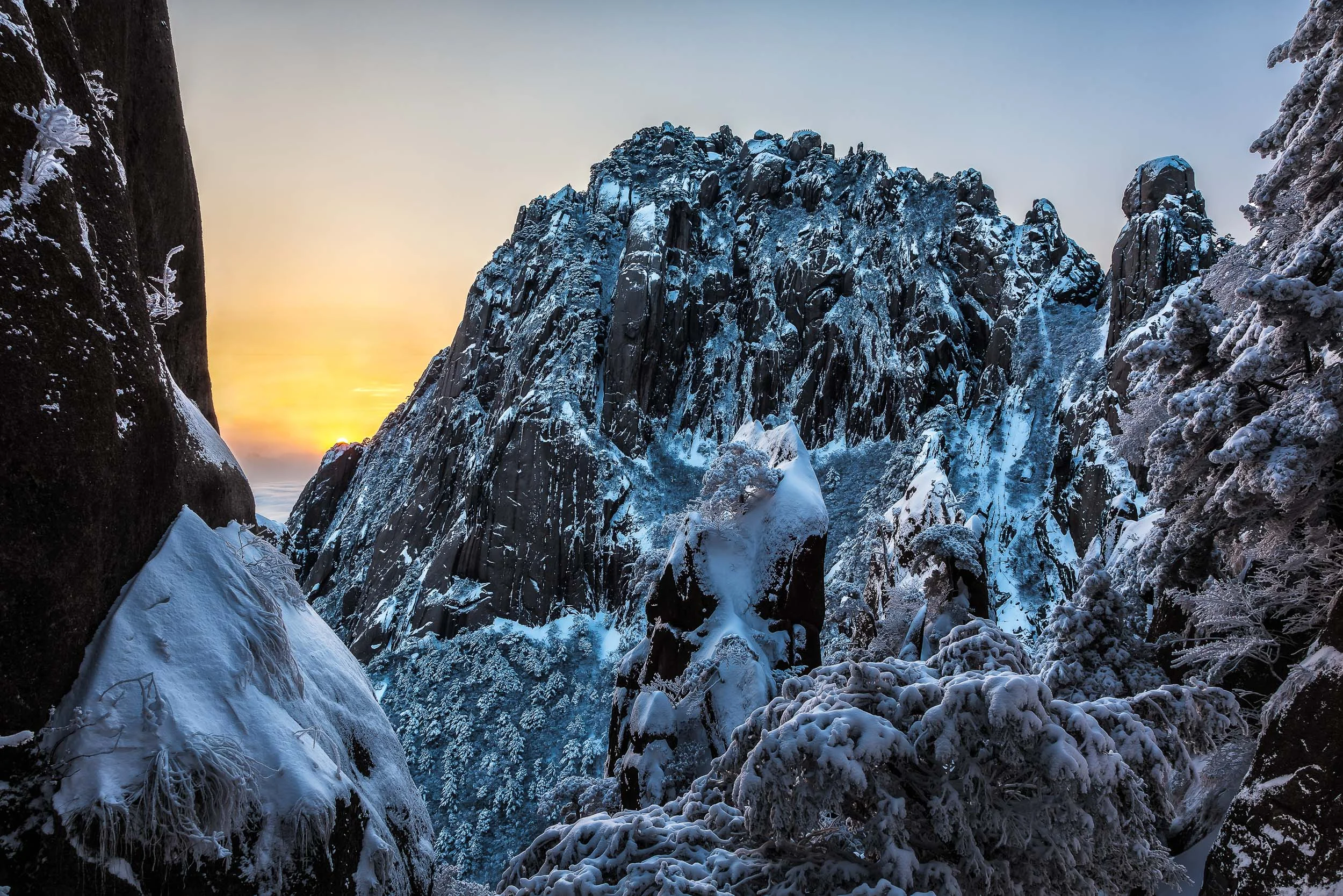 Huangshan is an eden of beauty, even in the depths of winter.