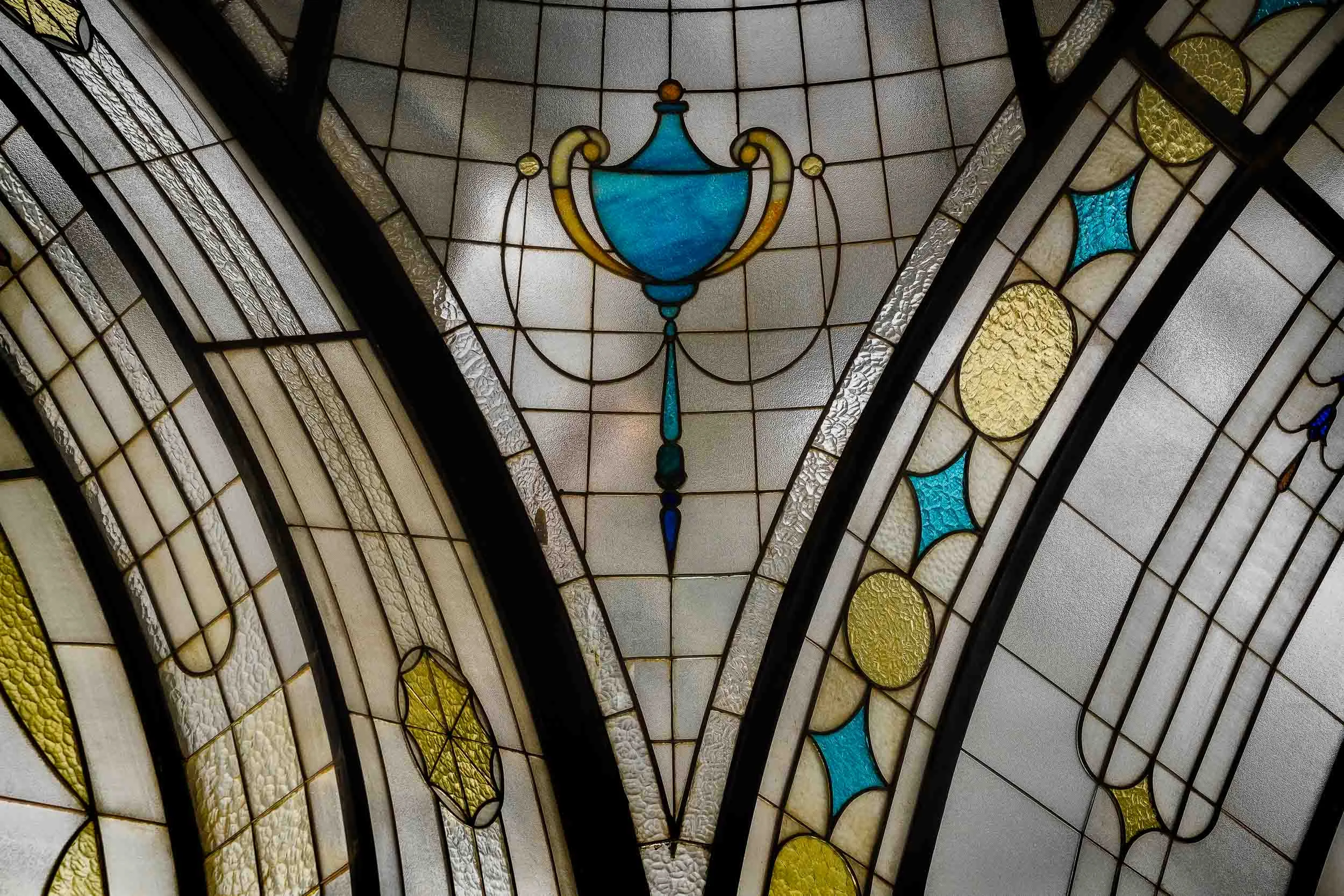 A lovely detail from the recently restored ground floor arcade at the Nicholas Building , Swanston Street, Melbourne .