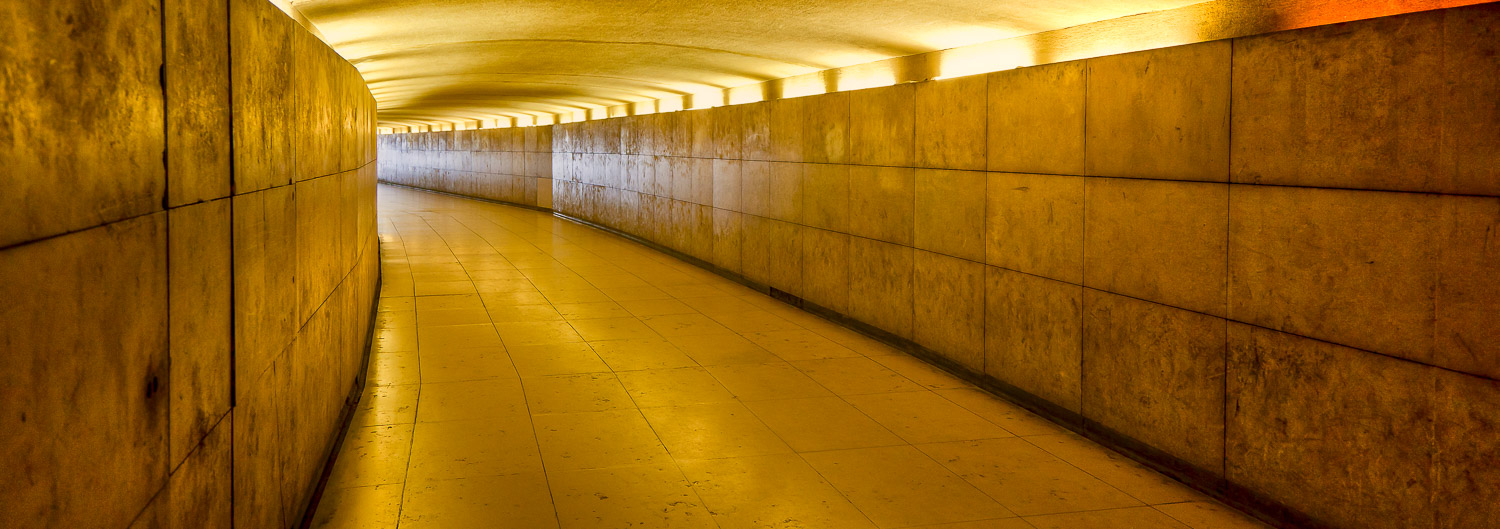 Yellow Subway, Paris, France