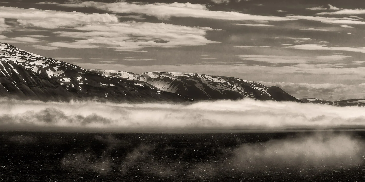 Mist Over the Sea, Iceland