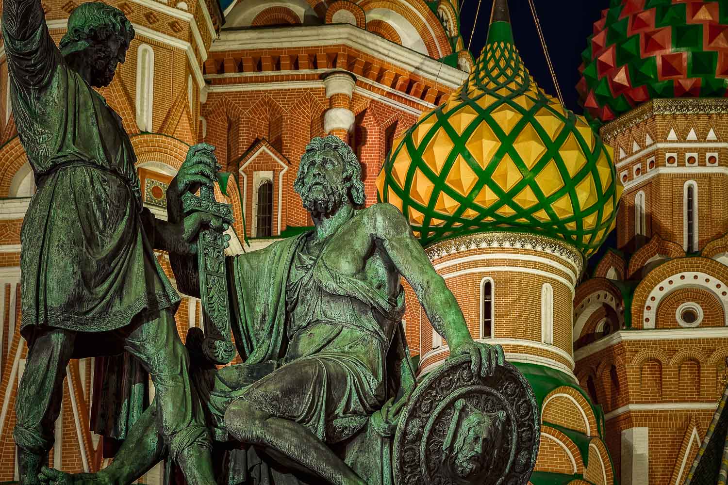 Statues, Red Square, Moscow
