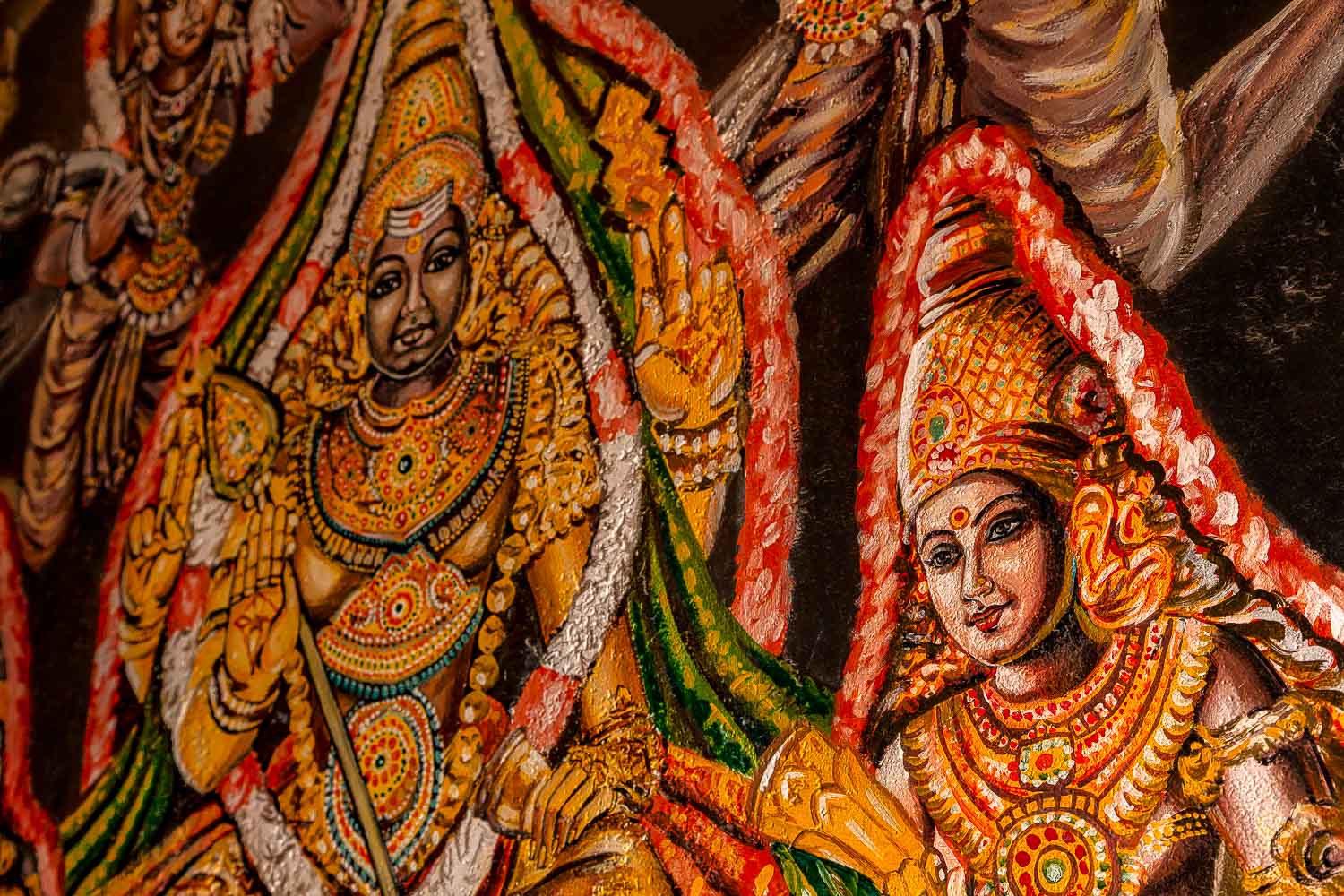 Hindu Mural, Madras Kali Bari Temple, Chennai