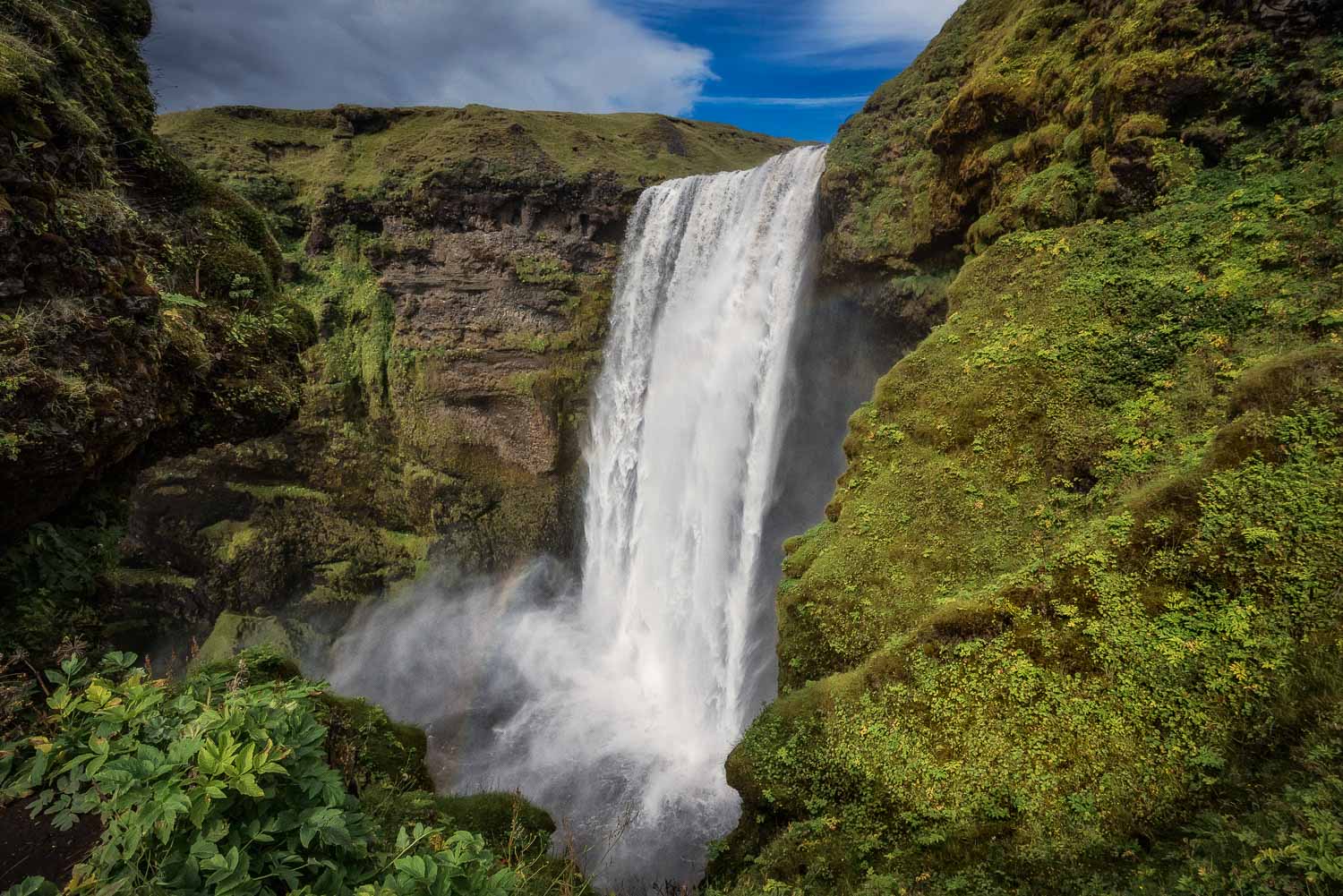 Mighty Skógafoss, Iceland