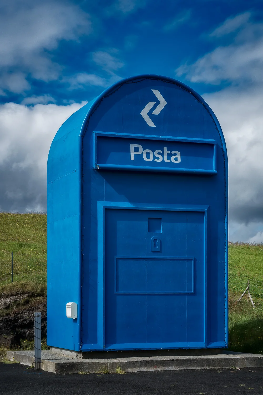 My Faroe Islands adventure included photographing the huge Skopun mailbox on Sandoy.