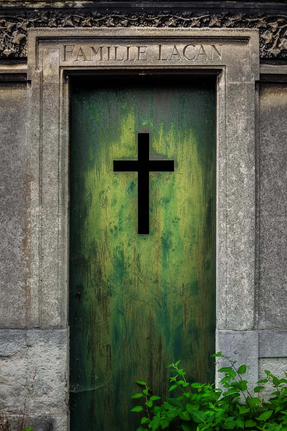 Cross, Pere Lachaise Cemetery, Paris
