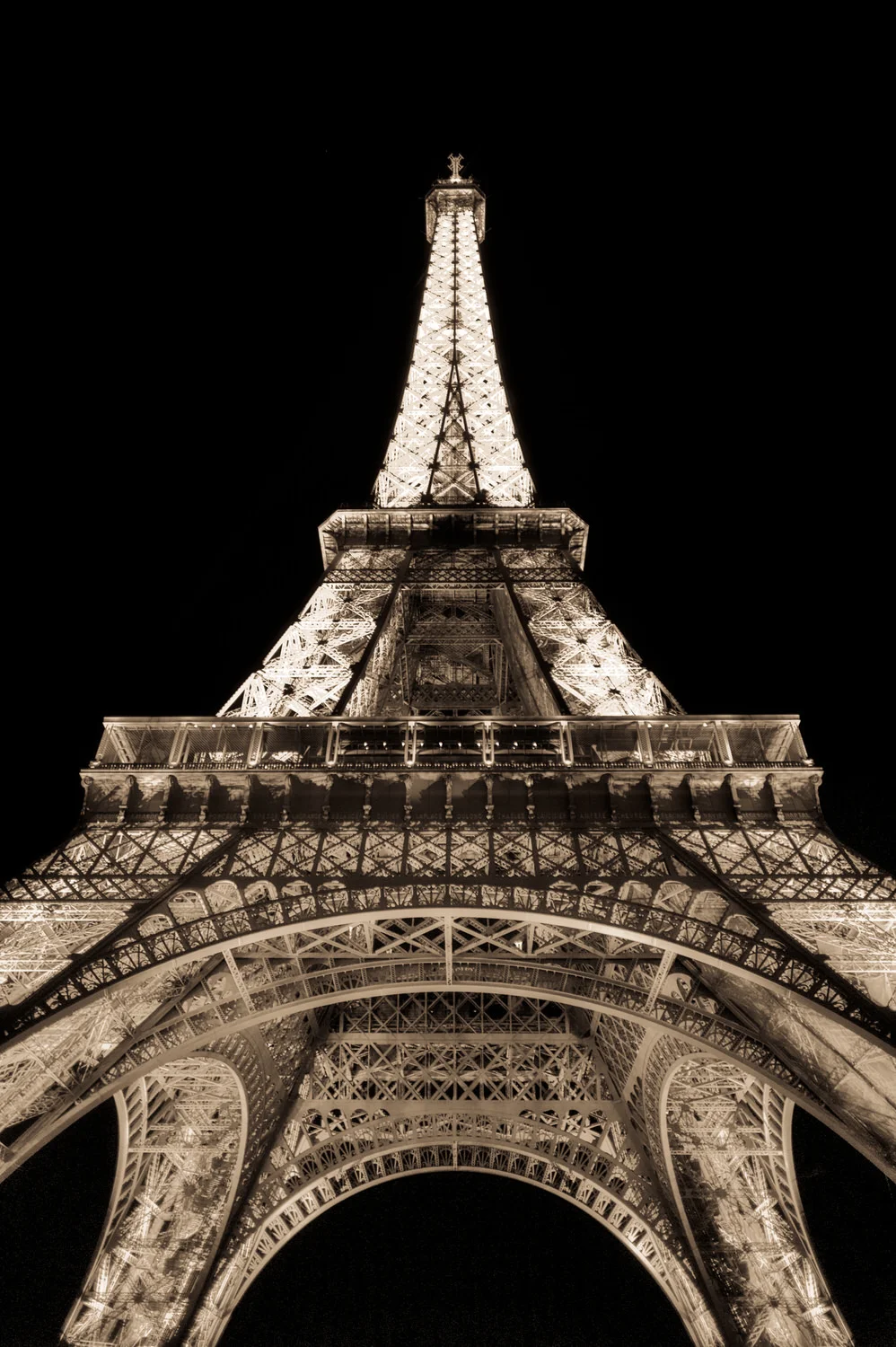 The Eiffel Tower at Night, Paris