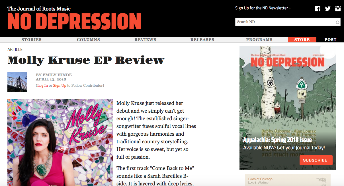 NO DEPRESSION WRITE-UP