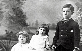  Franklin Avery's children: Ethel, Mettie, Edgar, ca. 1887 