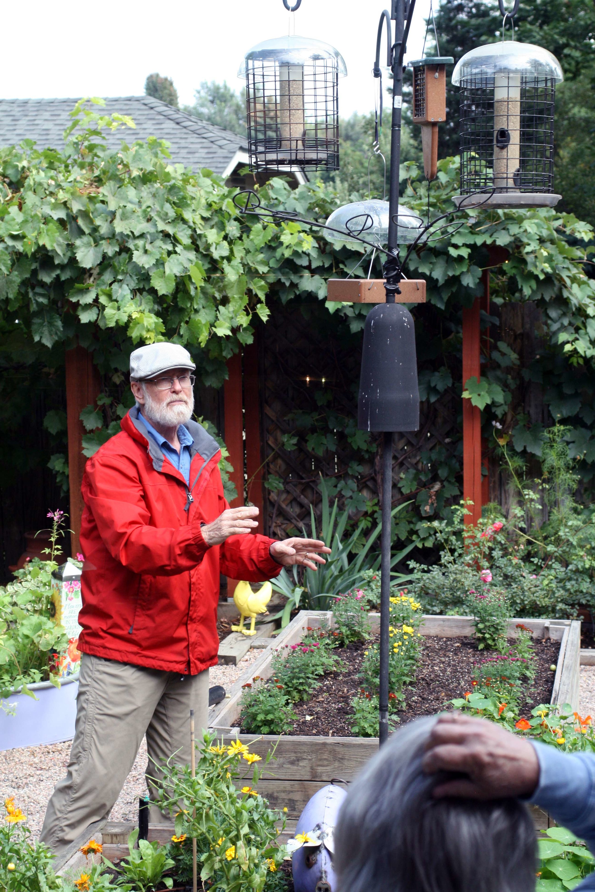  The Pinkerton's shared stories of their Old Town Fort Collins home with tour attendees. 