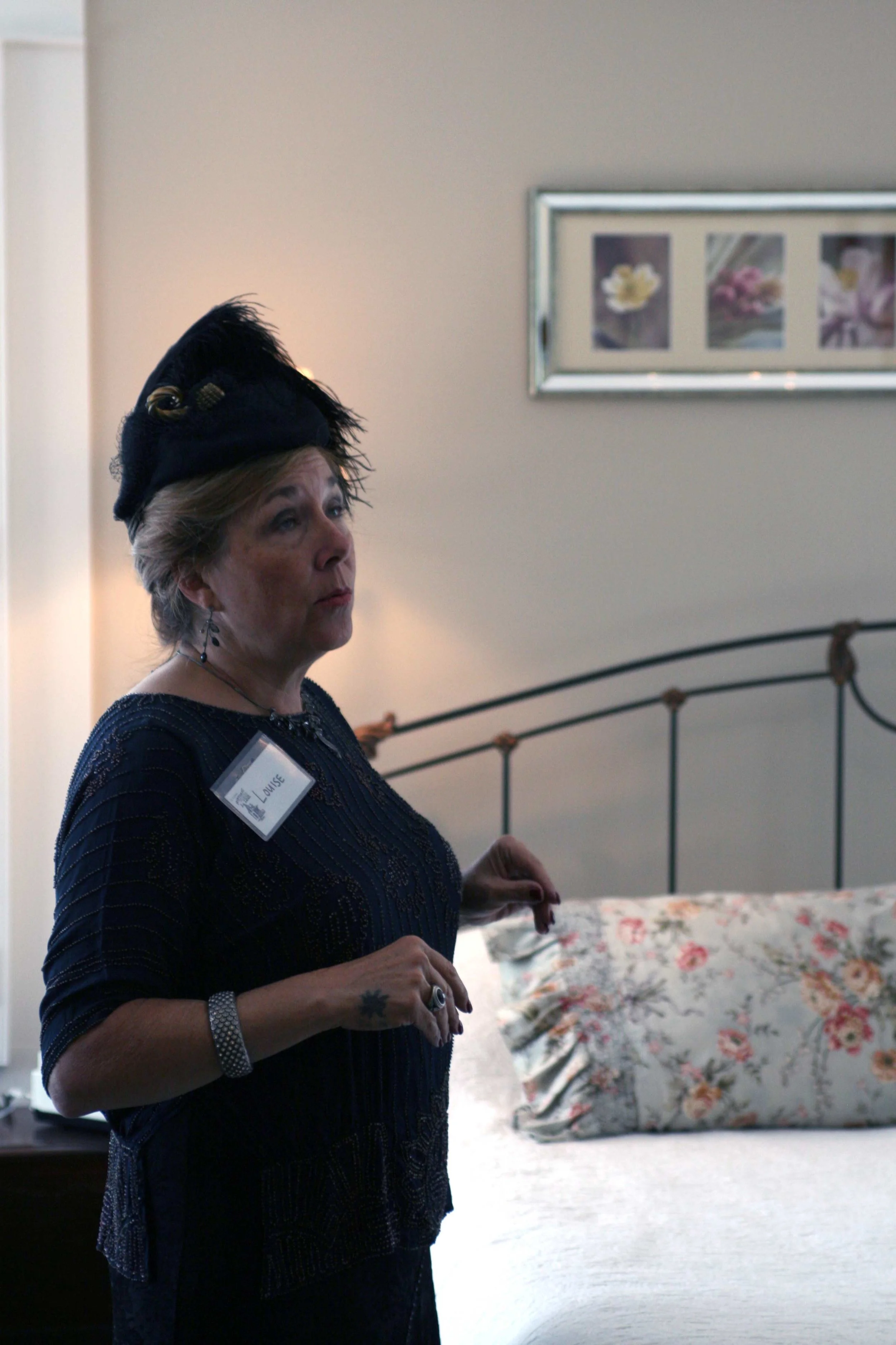 The tour is made possible by volunteer docents who guide guests through the historic homes and inform them about the history & remodel of each room