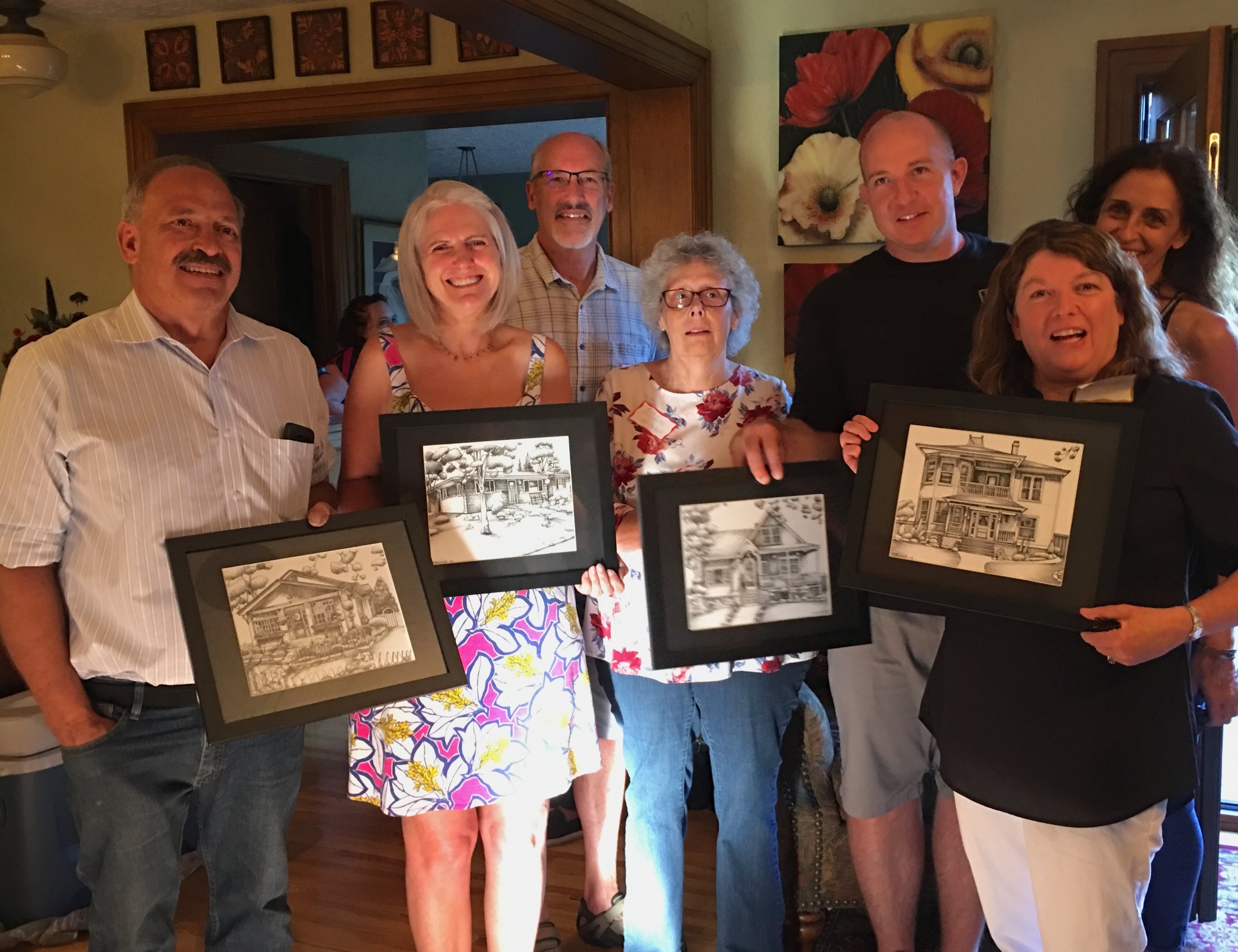 2018 Homeowners with sketches and artist K Bischoff.jpg