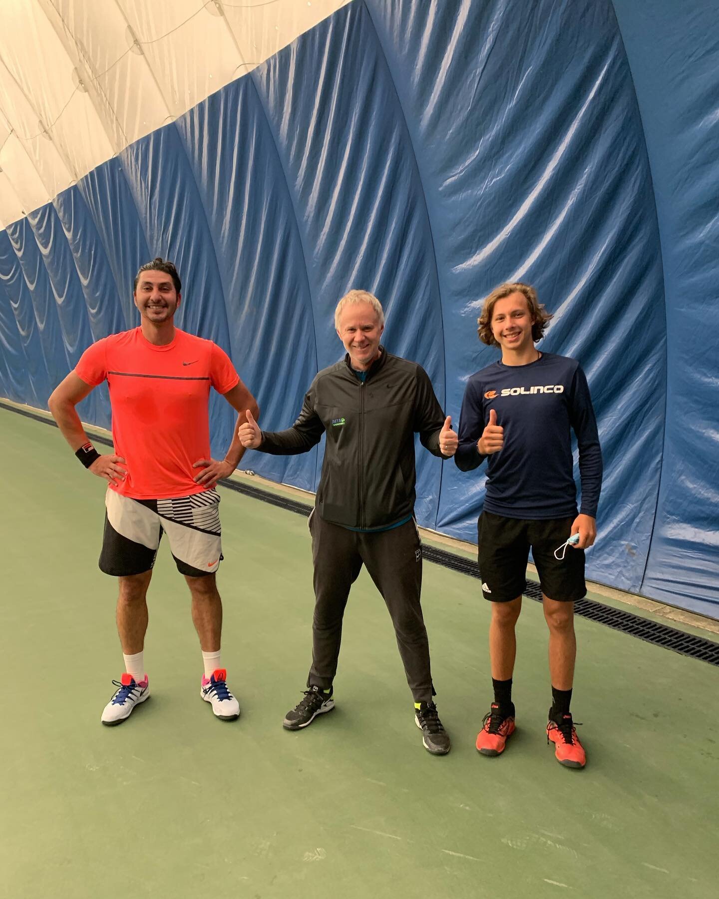 Had a great weekend playing in a UTR prize money tournament at John McEnroe&rsquo;s Academy, beat bunch of youngsters, met Patrick McEnroe before the final, and most importantly played against Ari Cotoulas one of the best players in 16&rsquo;s in the