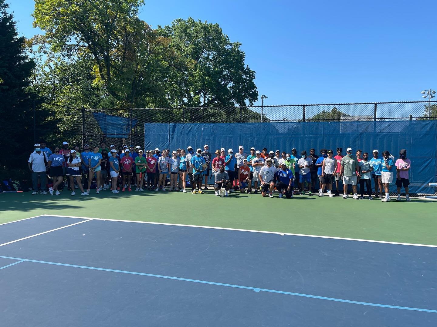 A memorable day of training 80 community tennis coaches with Ahsha Rolle!! 6/21