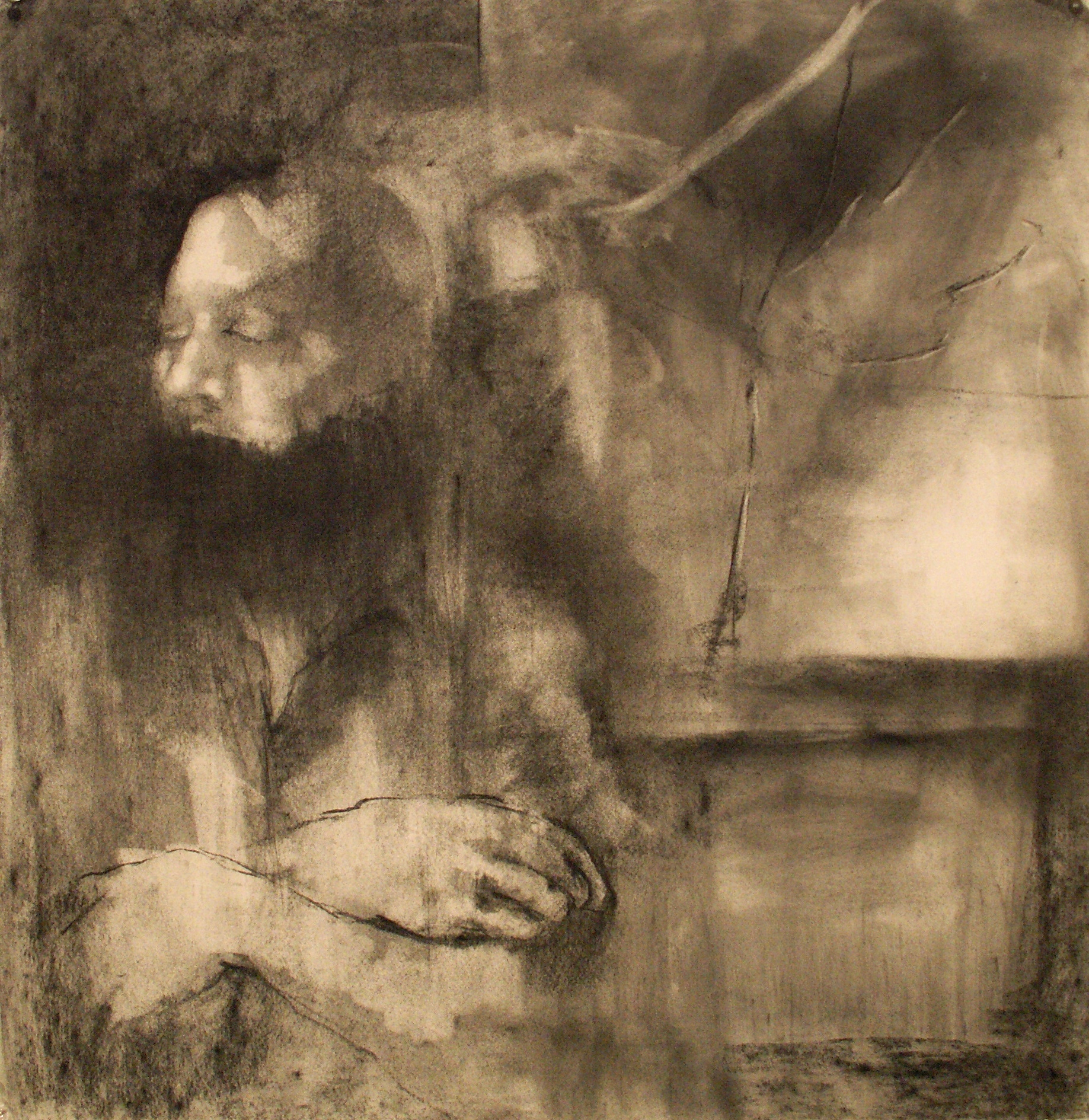 "Poor Daniel" charcoal 2009