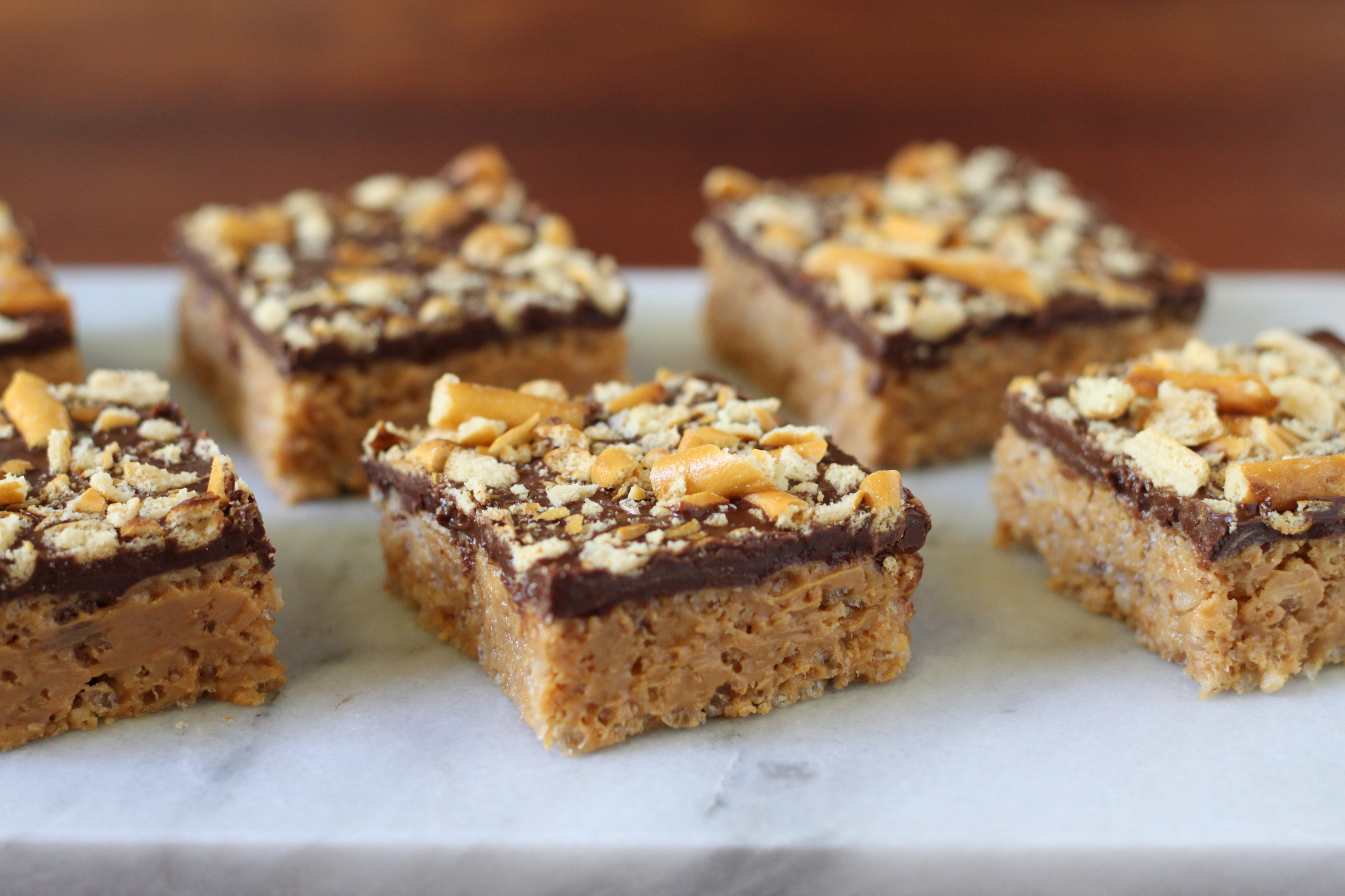 Gluten-Free Peanut Butter Squares, Dairy-Free Too!