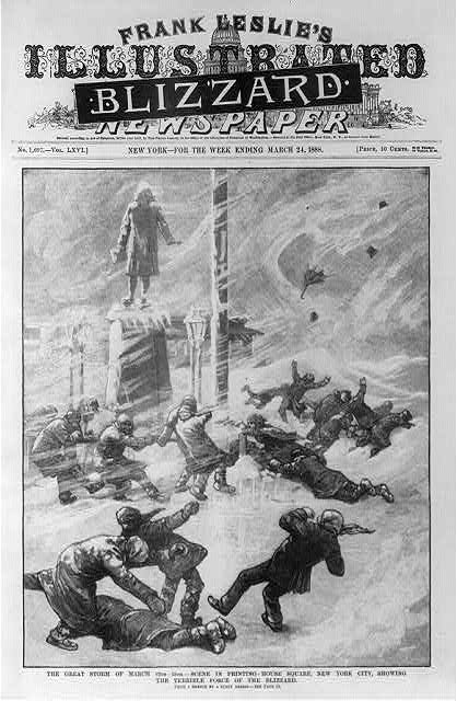 The Blizzard of 1888 - Library of Congress