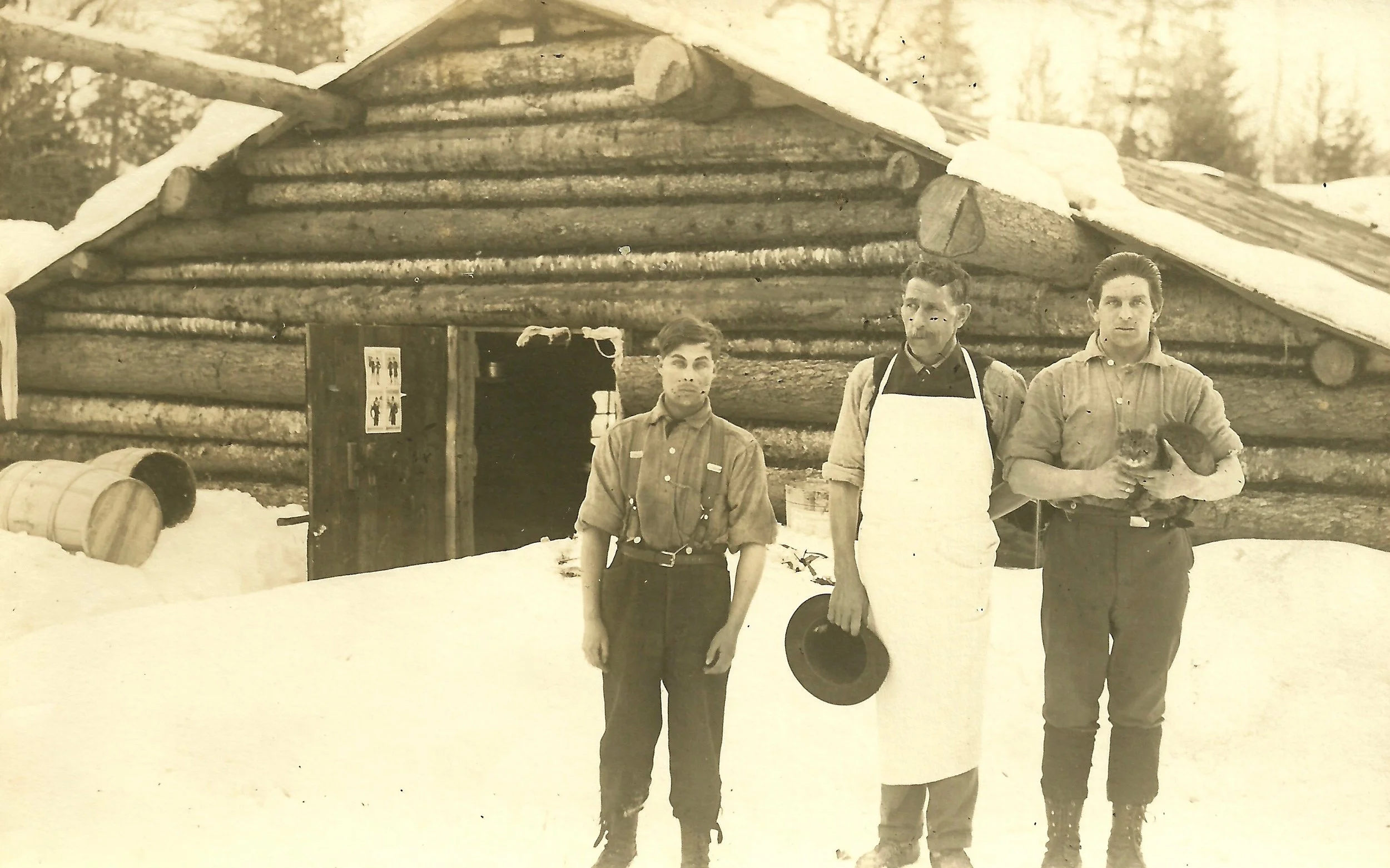 Logging camp in Northern Maine. Courtesy of Paul Marshall. 